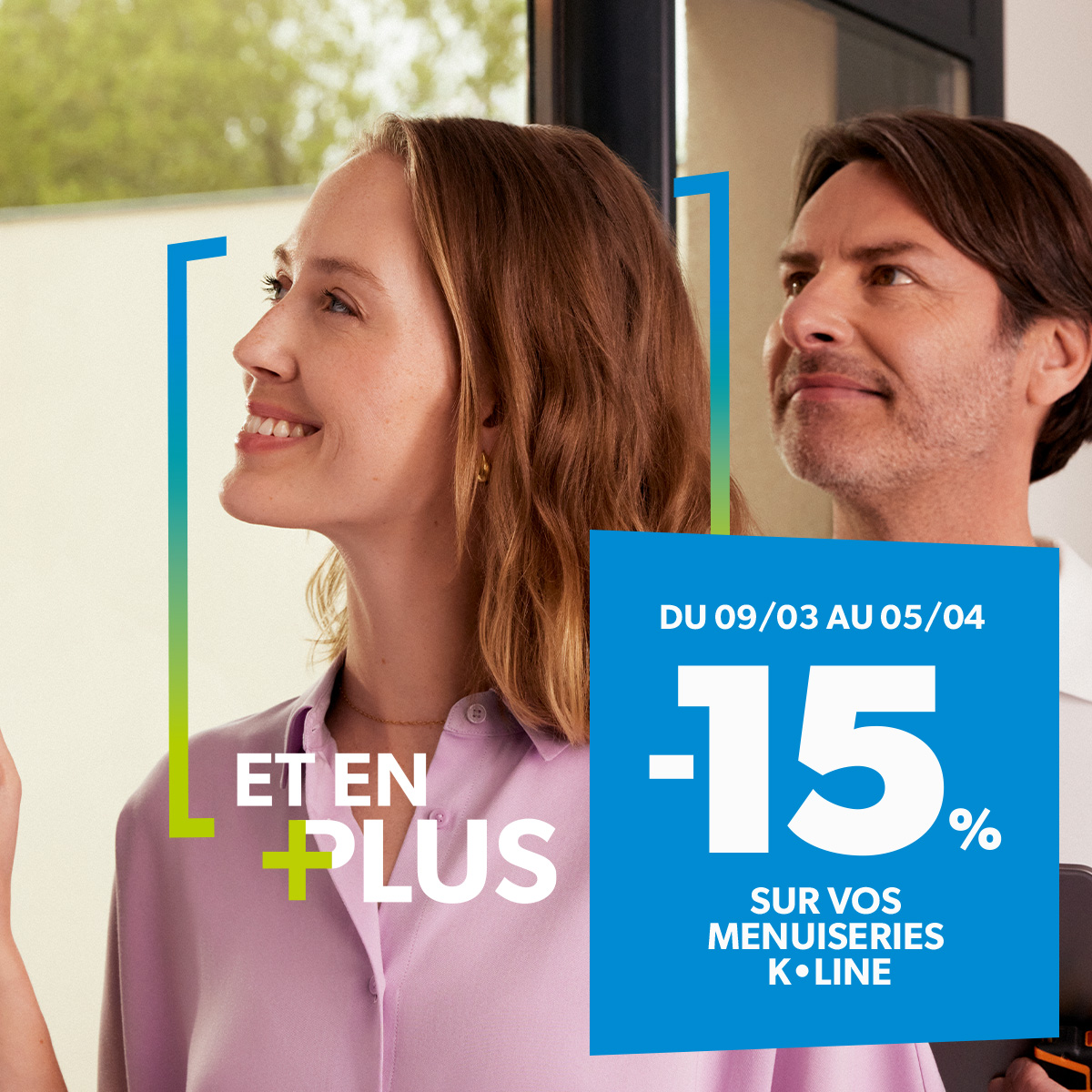 -15% sur les menuiseries K-LINE 