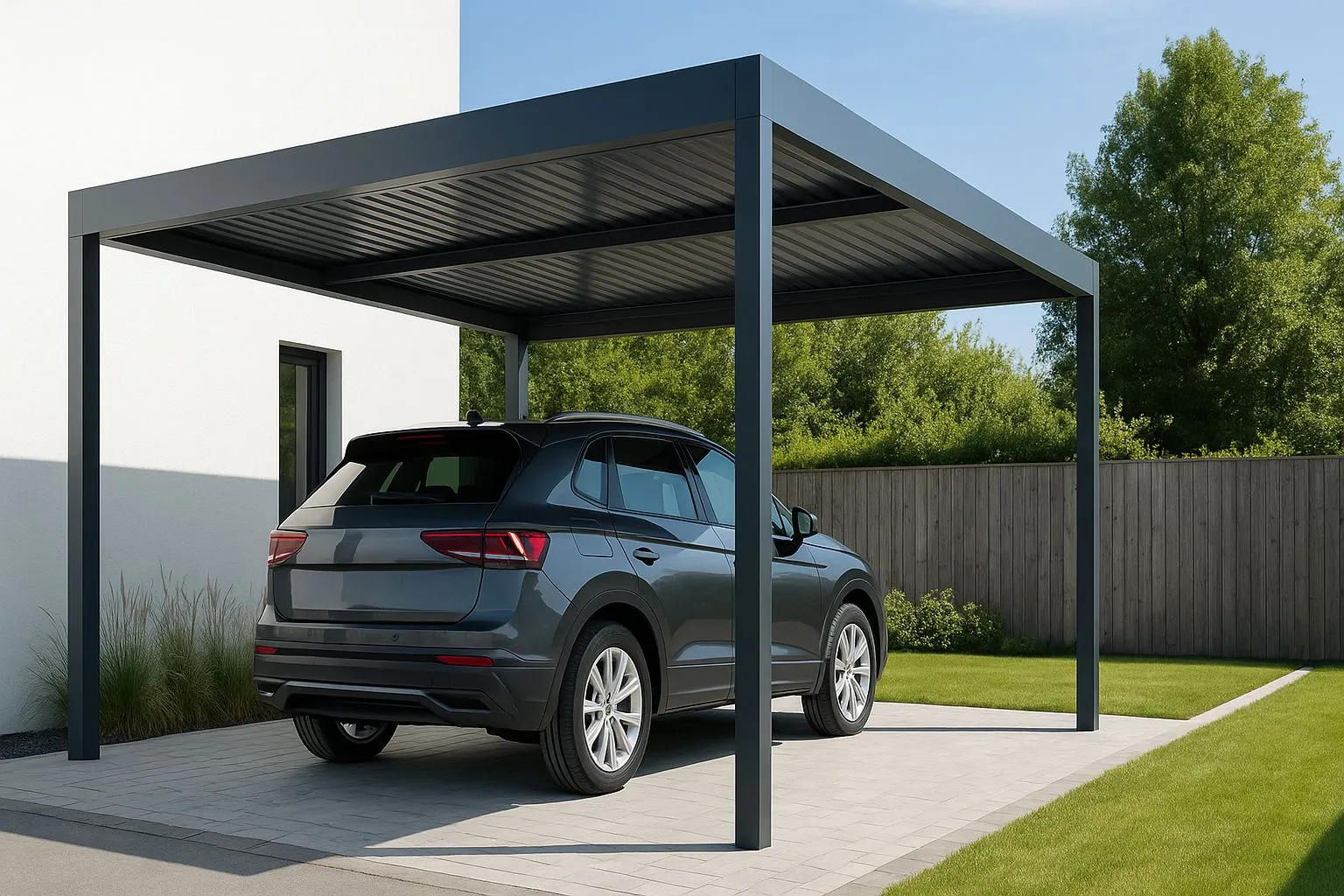 Vente et pose de Carport sur Châteaugiron, Domloup, Rennes et sur le département d'Ille et Vilaine