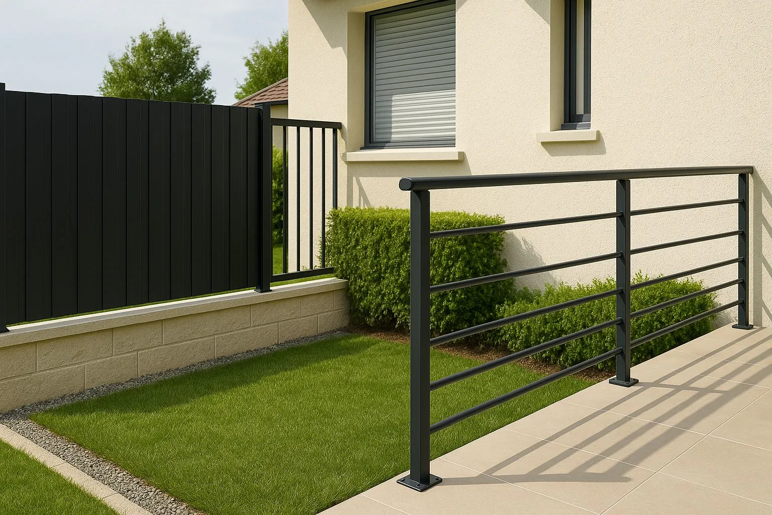 Garde-corps & Clôture , vente et pose sur Chateaugiron, Domloup, Rennes et le departement 35