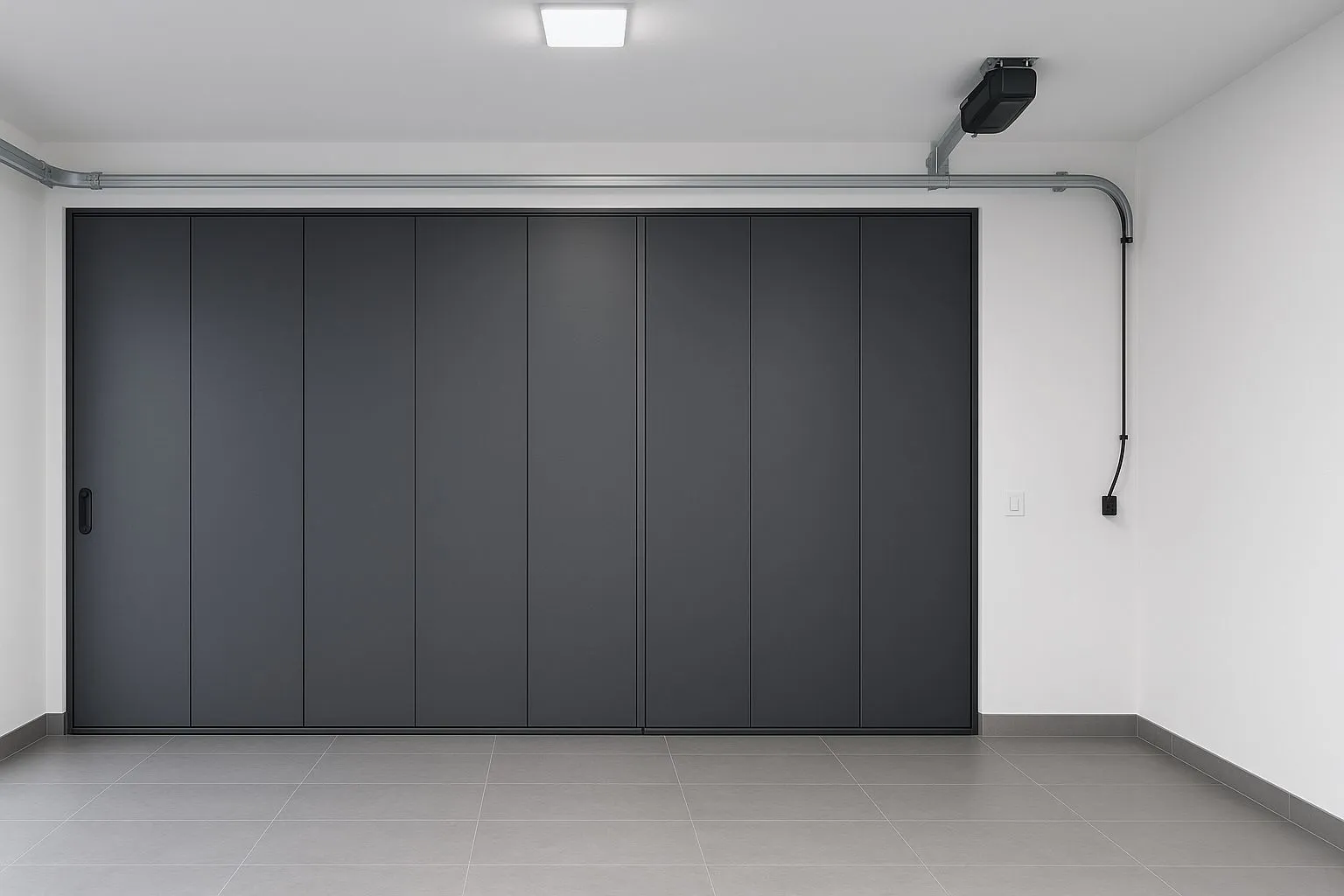 Porte de garage sectionnelle latérale , vente et pose sur Chateaugiron, Domloup, Rennes et le departement 35